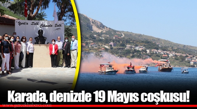 Karada, denizde 19 Mayıs coşkusu!