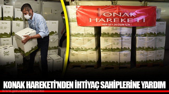 KONAK HAREKETİ'NDEN İHTİYAÇ SAHİPLERİNE YARDIM