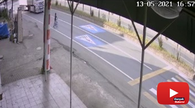 Küçük çocuk bayram günü ölümden kıl payı böyle kurtuldu