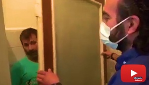 Kumar baskınında ilginç saklanma yöntemi!
