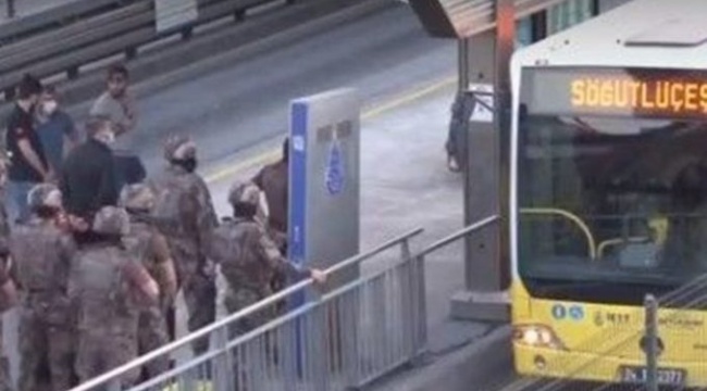 Metrobüsü rehin aldığı ve kendisine zarar verdiği iddia edilen kişi gözaltına alındı