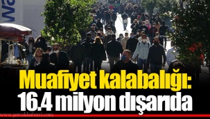 Muafiyet kalabalığı: 16.4 milyon dışarıda