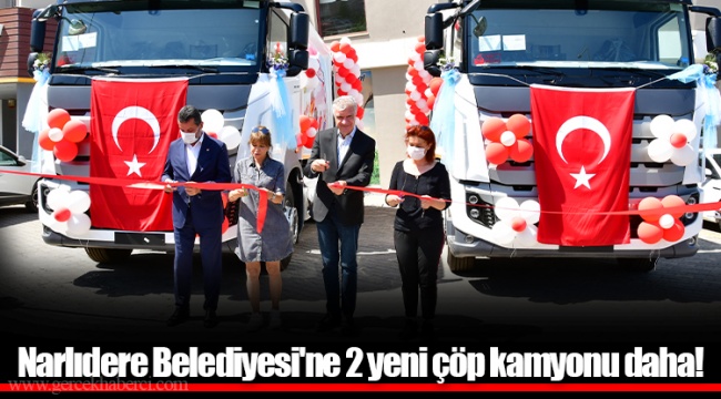 Narlıdere Belediyesi'ne 2 yeni çöp kamyonu daha!