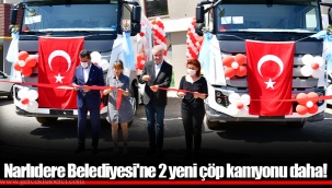 Narlıdere Belediyesi'ne 2 yeni çöp kamyonu daha!