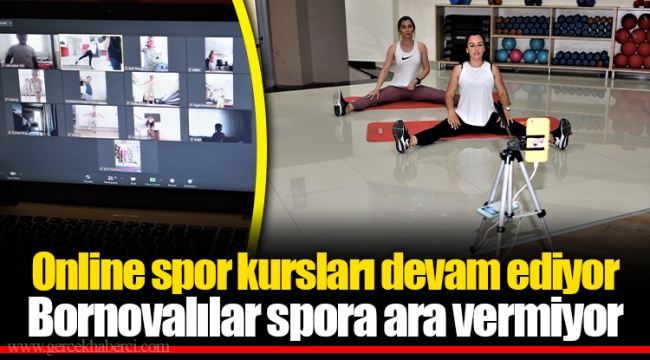 Online spor kursları devam ediyor