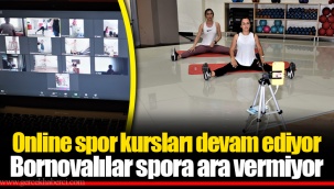 Online spor kursları devam ediyor