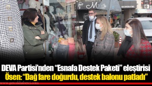 Ösen: “Dağ fare doğurdu, destek balonu patladı”