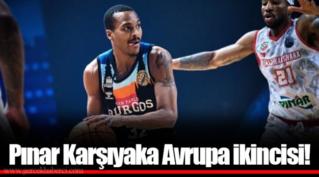 Pınar Karşıyaka Avrupa ikincisi!