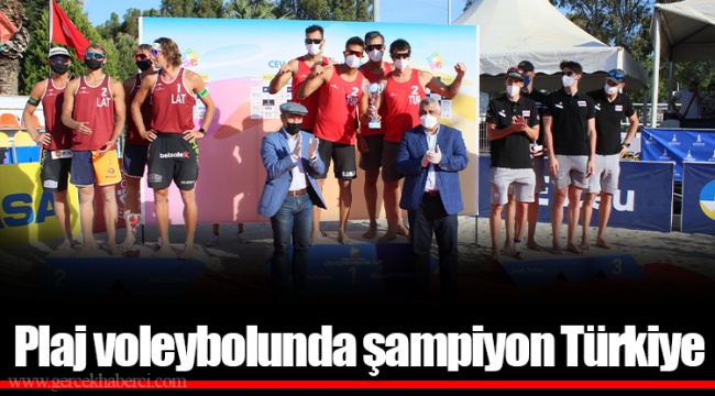 Plaj voleybolunda şampiyon Türkiye