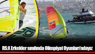 RS:X Erkekler sınıfında Olimpiyat Oyunları'ndayız