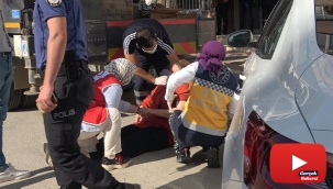 Sağlık çalışanı yaralı kadını