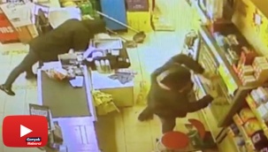 Şaşkın hırsızlar kamerada