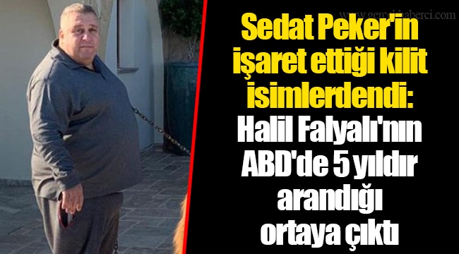 Sedat Peker'in işaret ettiği kilit isimlerdendi: Halil Falyalı'nın ABD'de 5 yıldır arandığı ortaya çıktı