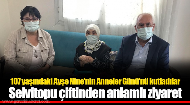 Selvitopu çiftinden anlamlı ziyaret