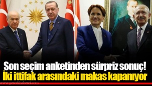 Son seçim anketinden sürpriz sonuç! İki ittifak arasındaki makas kapanıyor