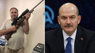 Soylu'ya tüfekle destek veren din öğretmeni için çağrı: Gerekli ceza uygulansın