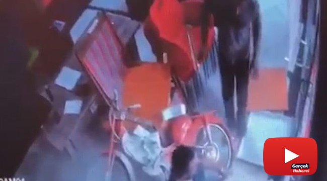 Tavan delindi, 3 metreden zemine böyle düştü