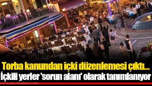 Torba kanundan içki düzenlemesi çıktı... İçkili yerler 'sorun alanı' olarak tanımlanıyor