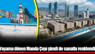 Yaşama dönen Manda Çayı şimdi de sanatla renklendi