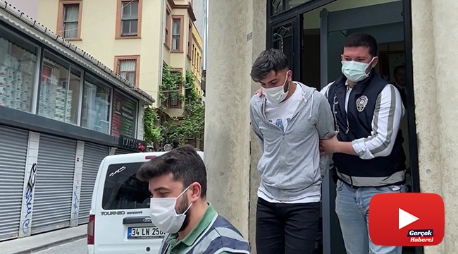 Yaşlı kadını “FETÖ” yalanıyla dolandıran şahsa suçüstü baskını kamerada