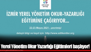 Yerel Yönetim Okur Yazarlığı Eğitimleri başlıyor!