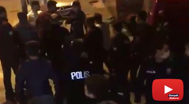 Yumruklu laf atma kavgası kamerada