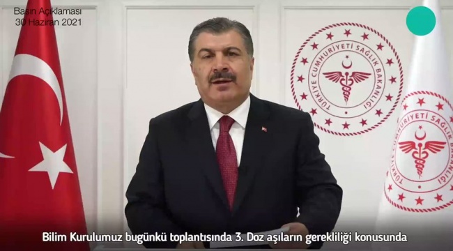 50 yaş üstü ve sağlık çalışanları, üçüncü doz için randevu alabilecek