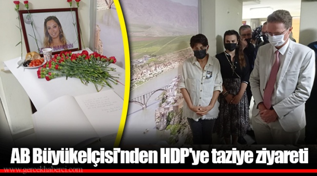 AB Büyükelçisi'nden HDP'ye taziye ziyareti