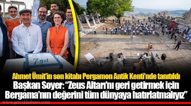 Ahmet Ümit’in son kitabı Pergamon Antik Kenti’nde tanıtıldı