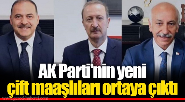 AK Parti'nin yeni çift maaşlıları ortaya çıktı