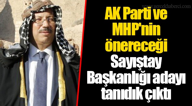 AK Parti ve MHP'nin önereceği Sayıştay Başkanlığı adayı tanıdık çıktı