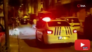 Asker konvoyunu polis ekipleri anons yaparak dağıttı