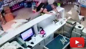 Asma kattan oğlunun üzerine düştü