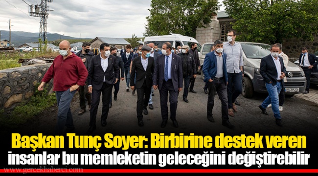 Başkan Tunç Soyer: Birbirine destek veren insanlar bu memleketin geleceğini değiştirebilir