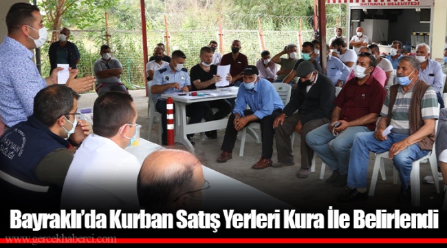 Bayraklı’da Kurban Satış Yerleri Kura İle Belirlendi