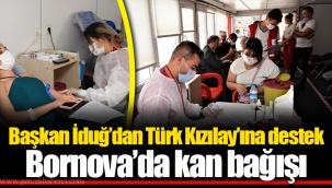 Bornova’da kan bağışı