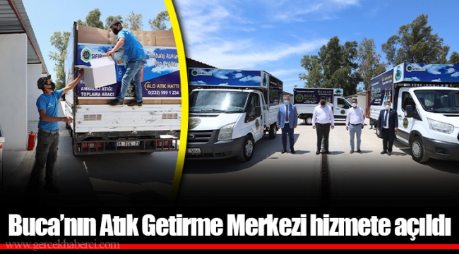 Buca’nın Atık Getirme Merkezi hizmete açıldı 