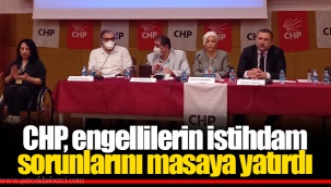 CHP, engellilerin istihdam sorunlarını masaya yatırdı