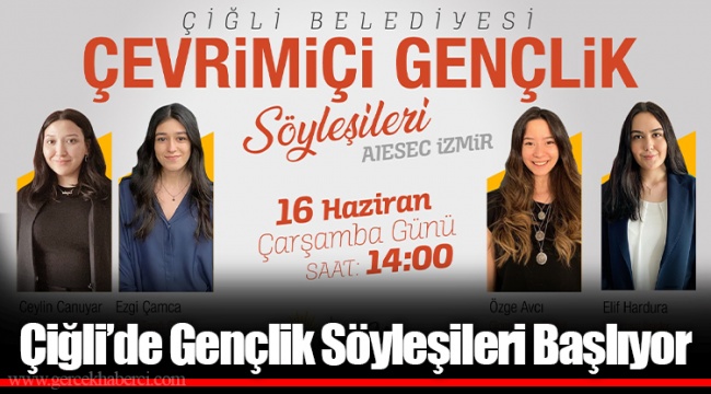 Çiğli’de Gençlik Söyleşileri Başlıyor