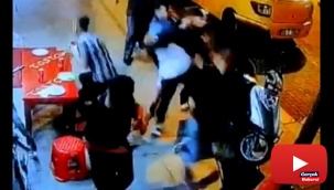 Cinayetle sonlanan yan bakma kavgası kamerada