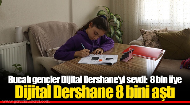 Dijital Dershane 8 bini aştı
