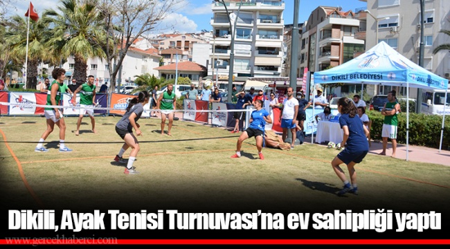 Dikili, Ayak Tenisi Turnuvası’na ev sahipliği yaptı