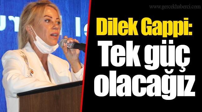 Dilek Gappi: Tek güç olacağız