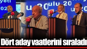 Dört aday vaatlerini sıraladı