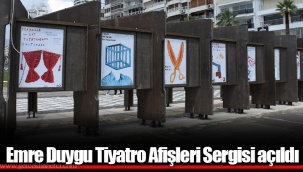 Emre Duygu Tiyatro Afişleri Sergisi açıldı