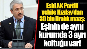 Eski AKP’li vekile Kızılay’dan 30 bin liralık maaş: Eşinin de aynı kurumda 3 ayrı koltuğu var!