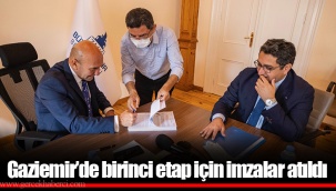 Gaziemir’de birinci etap için imzalar atıldı