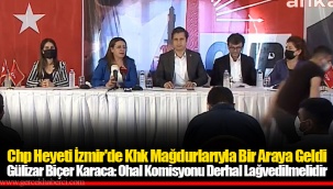 Gülizar Biçer Karaca: Ohal Komisyonu Derhal Lağvedilmelidir