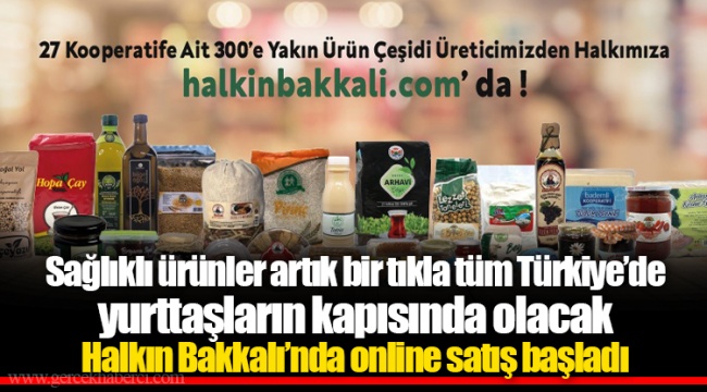 Halkın Bakkalı’nda online satış başladı