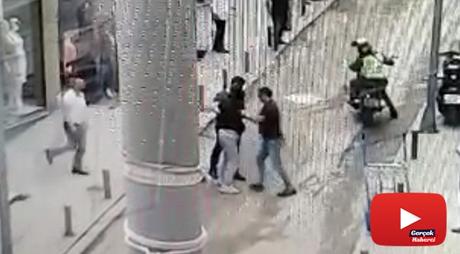 İstanbul&#039;da hareketli anlar! Şişli polisi soyguncuyu böyle yakaladı...